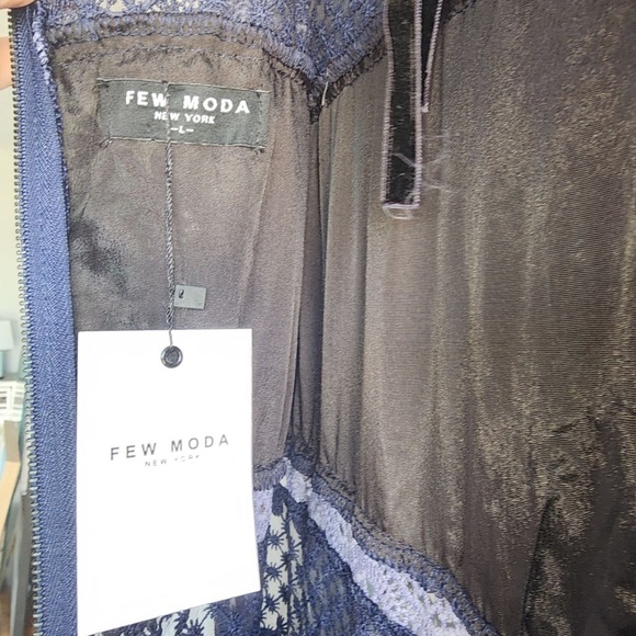 NEW Few Moda New York midi Lace Dress - Picture 4 of 9